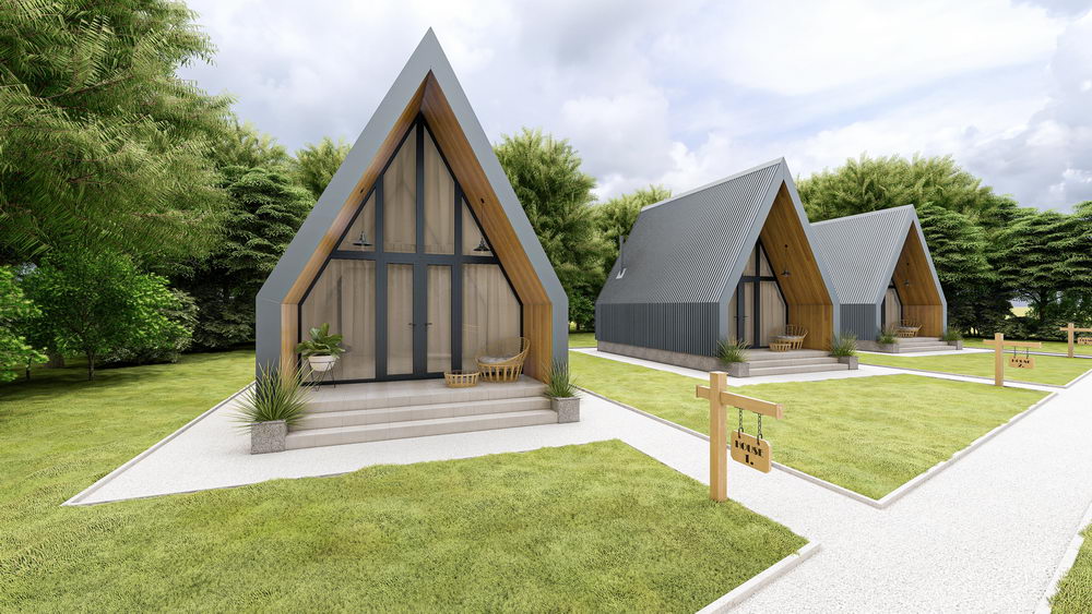 Projekat vikend objekata A frame