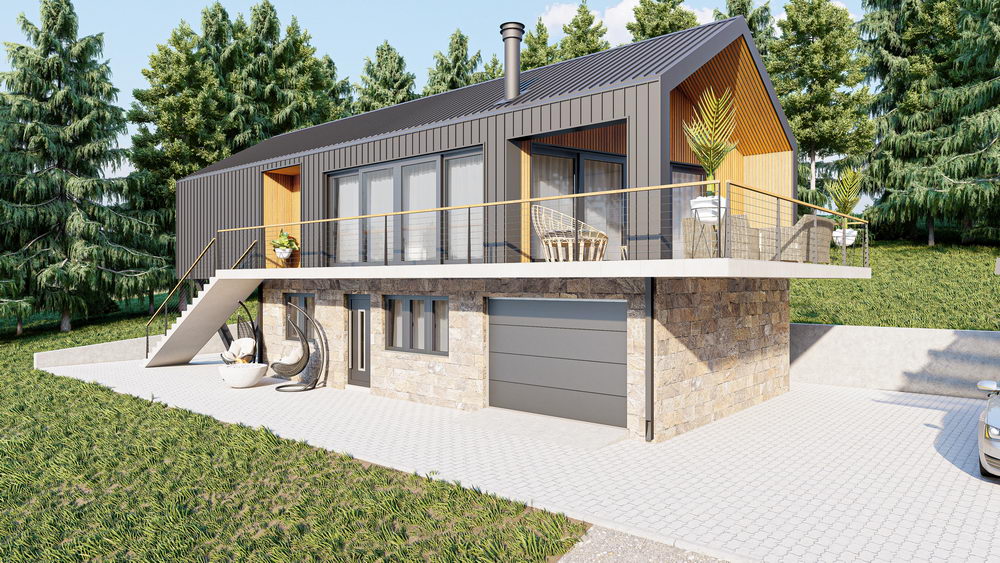 Projekat vikend objekta na Bovanskom jezeru